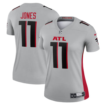 Julio Jones Atlanta Falcons silver Inverted Legend jersey