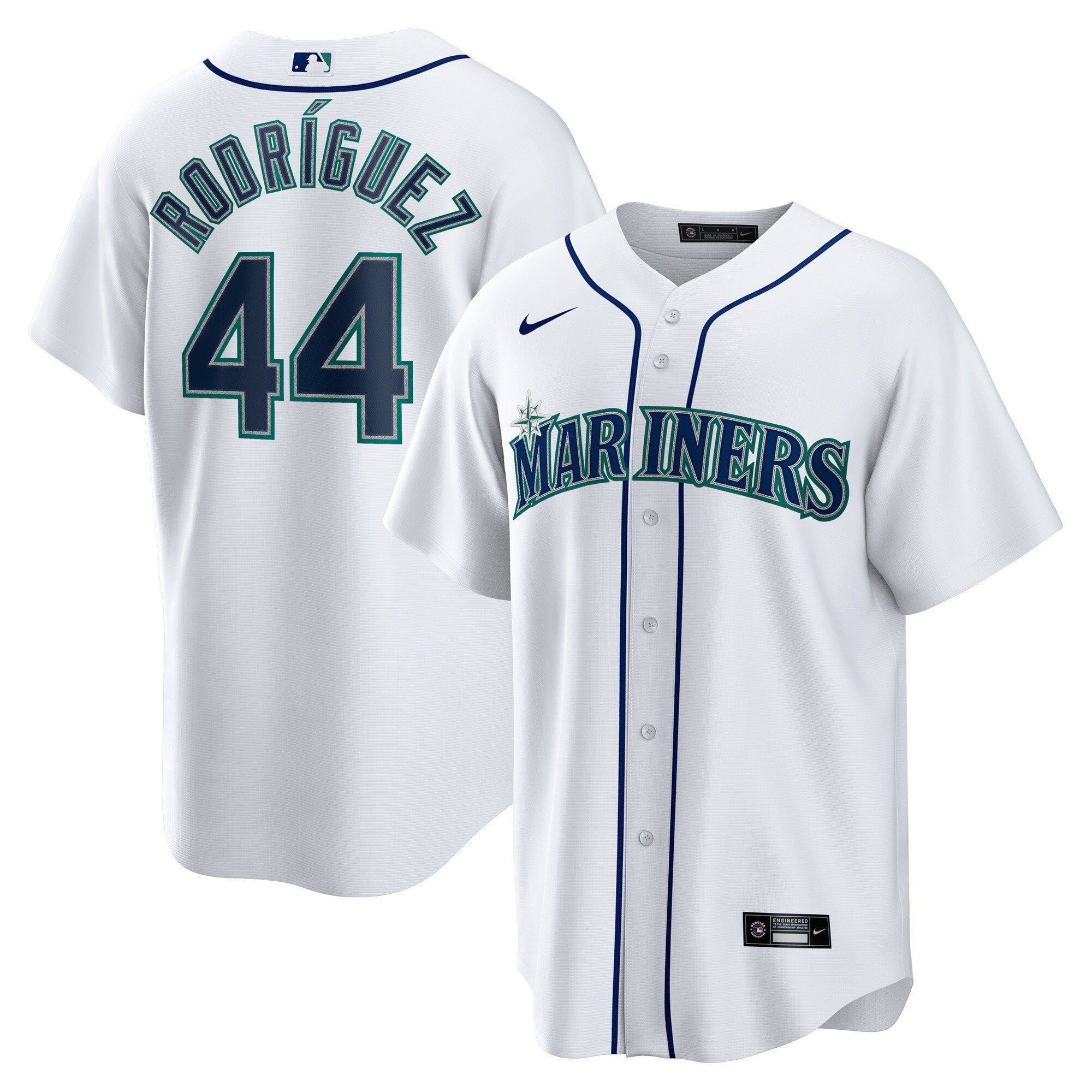 Julio Rodriguez Seattle Mariners white Home jersey