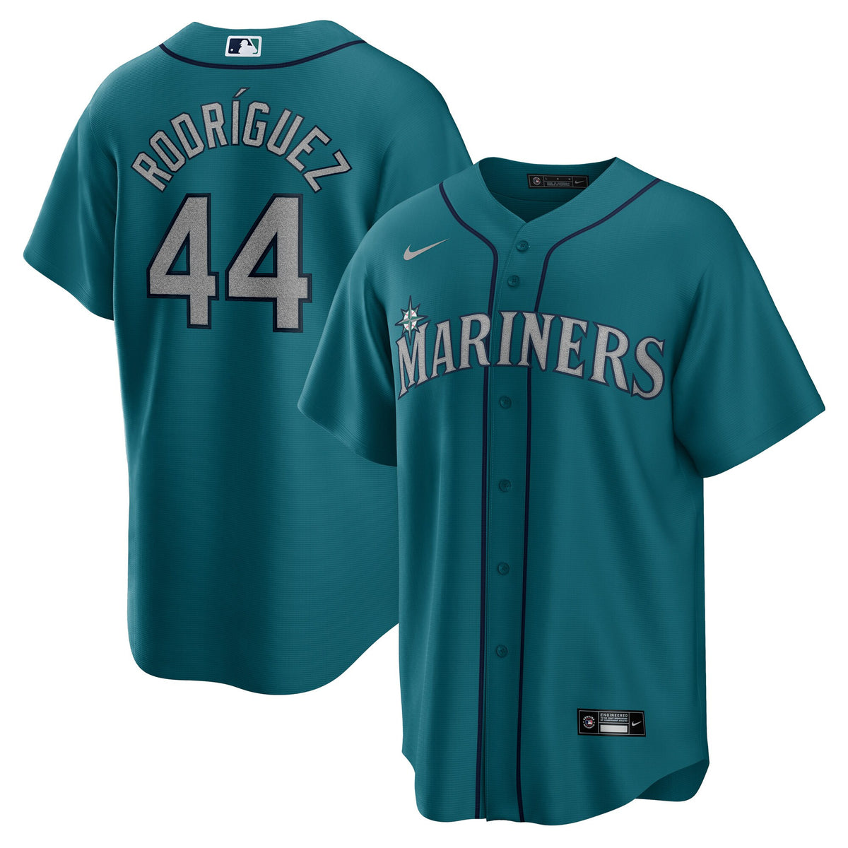 Julio Rodriguez Seattle Mariners aqua jersey