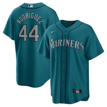 Julio Rodriguez Seattle Mariners aqua jersey