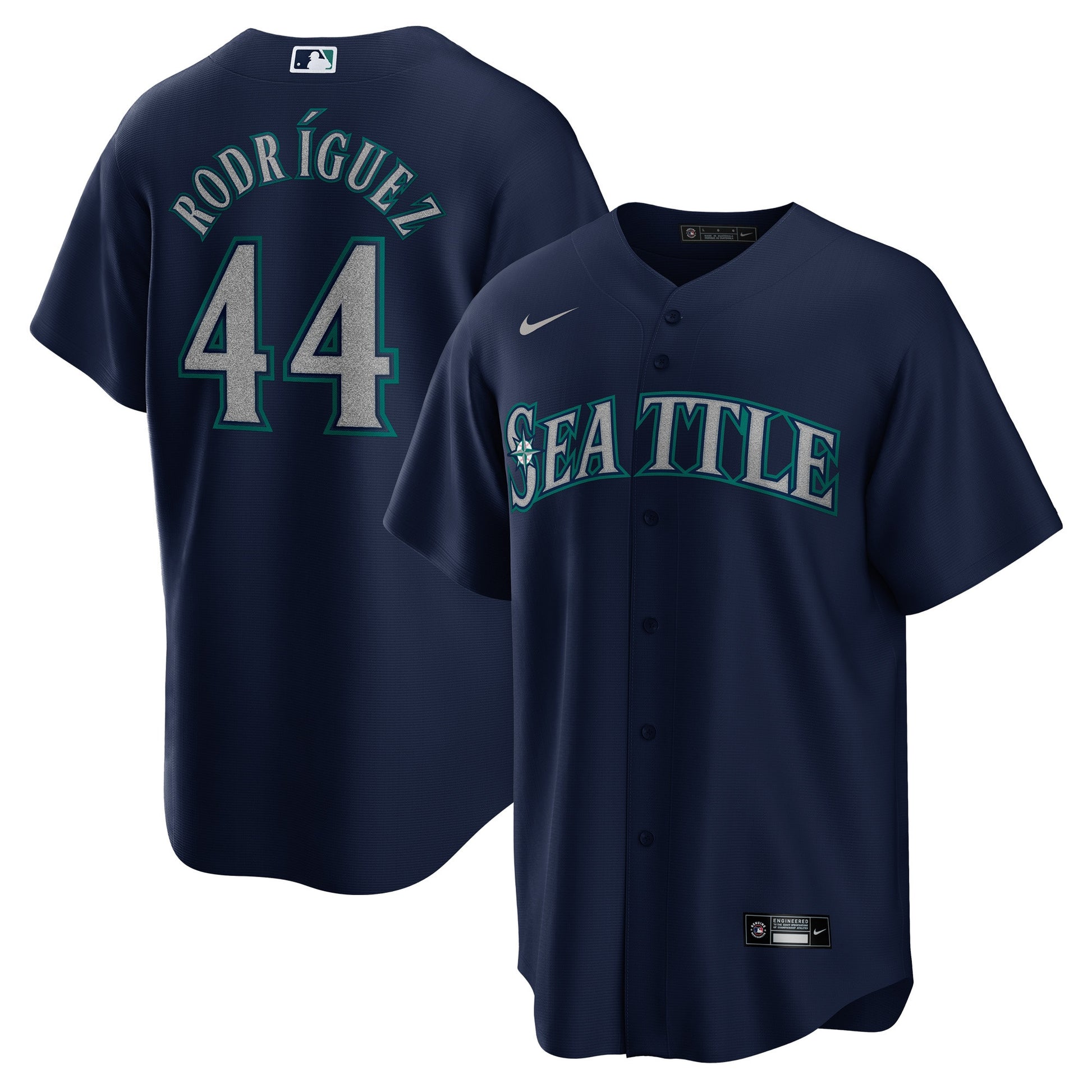 Julio Rodriguez Seattle Mariners navy jersey