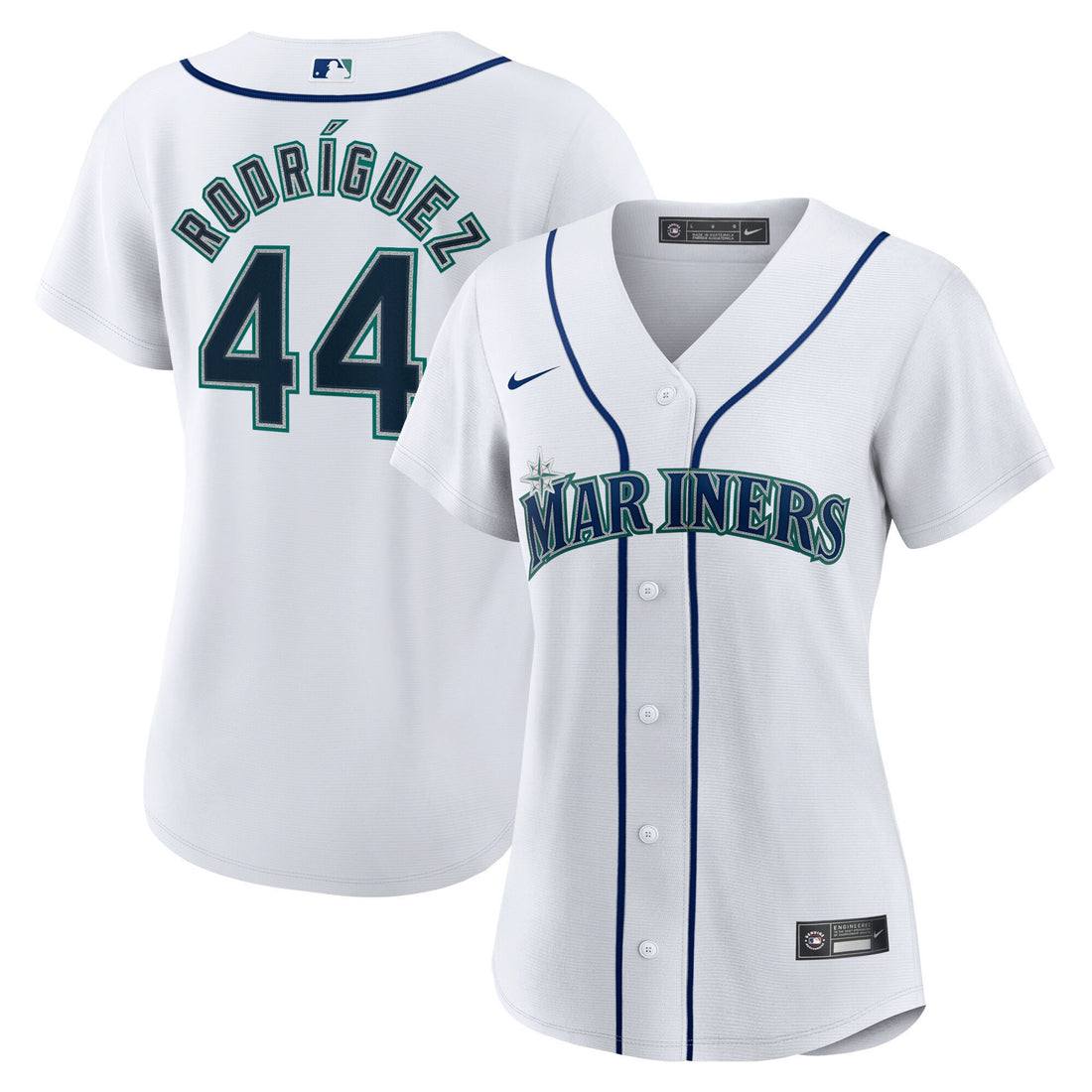 Julio Rodriguez Seattle Mariners white Home jersey