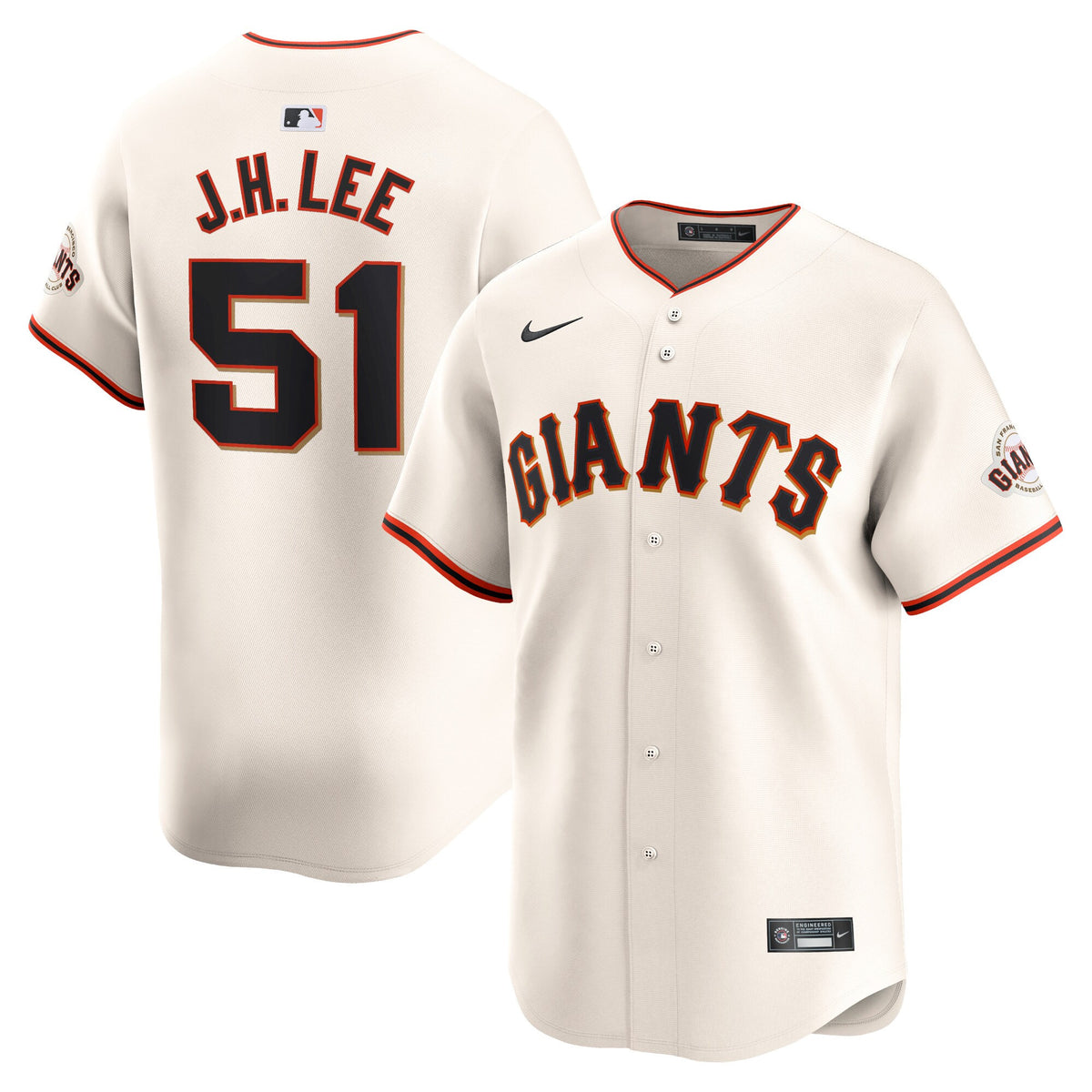 Jung Hoo Lee San Francisco Giants cream Limited jersey