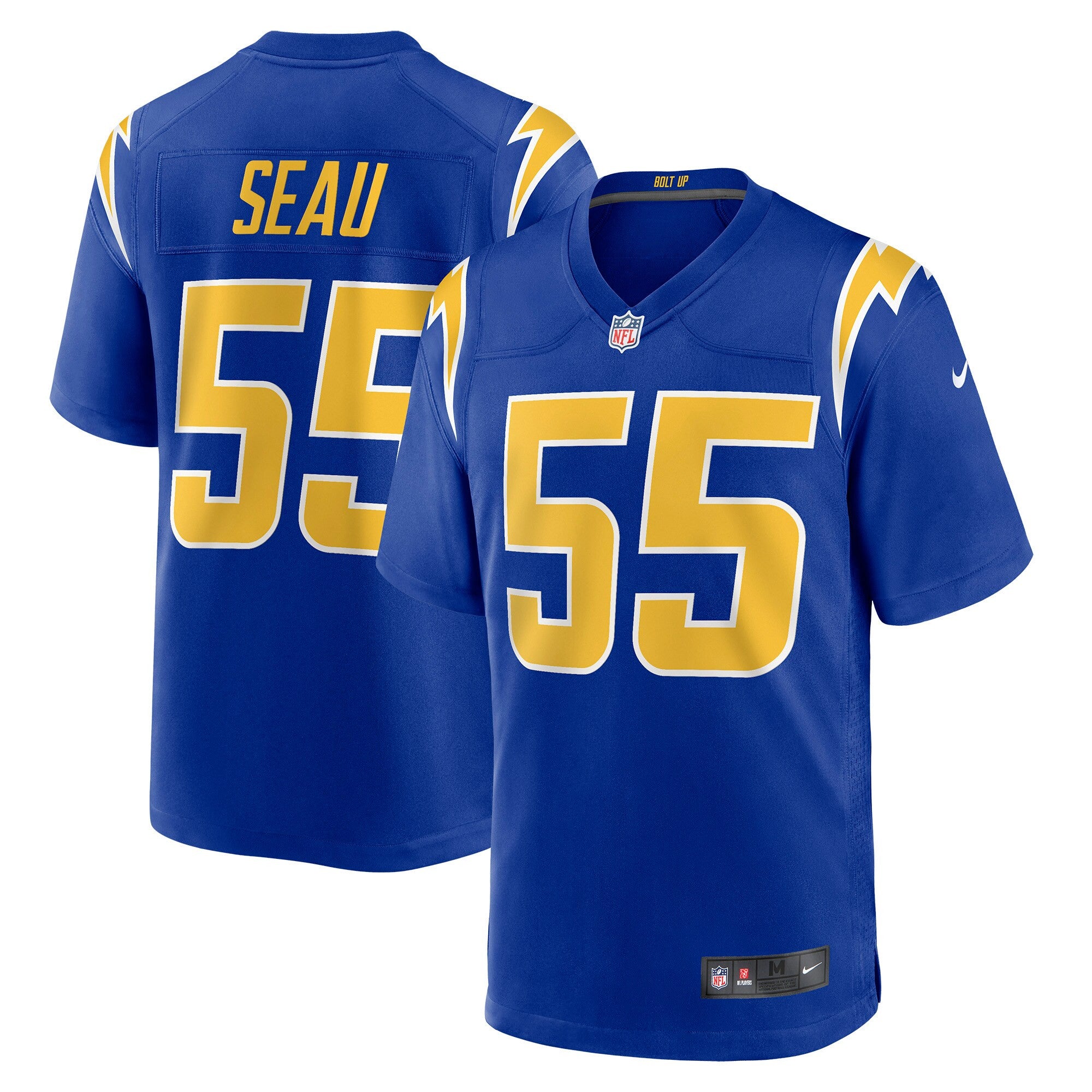 Junior Seau Los Angeles Chargers royal Alternate jersey