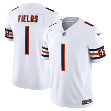 Justin Fields Chicago Bears white Vapor jersey