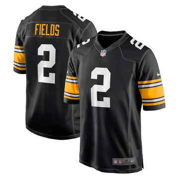 Justin Fields Pittsburgh Steelers black Alternate jersey