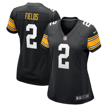 Justin Fields Pittsburgh Steelers black Alternate jersey