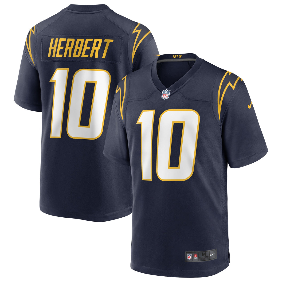Justin Herbert Los Angeles Chargers navy Alternate jersey