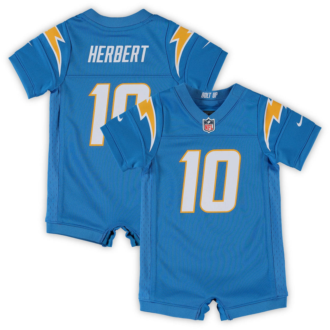 Justin Herbert Los Angeles Chargers blue Game jersey