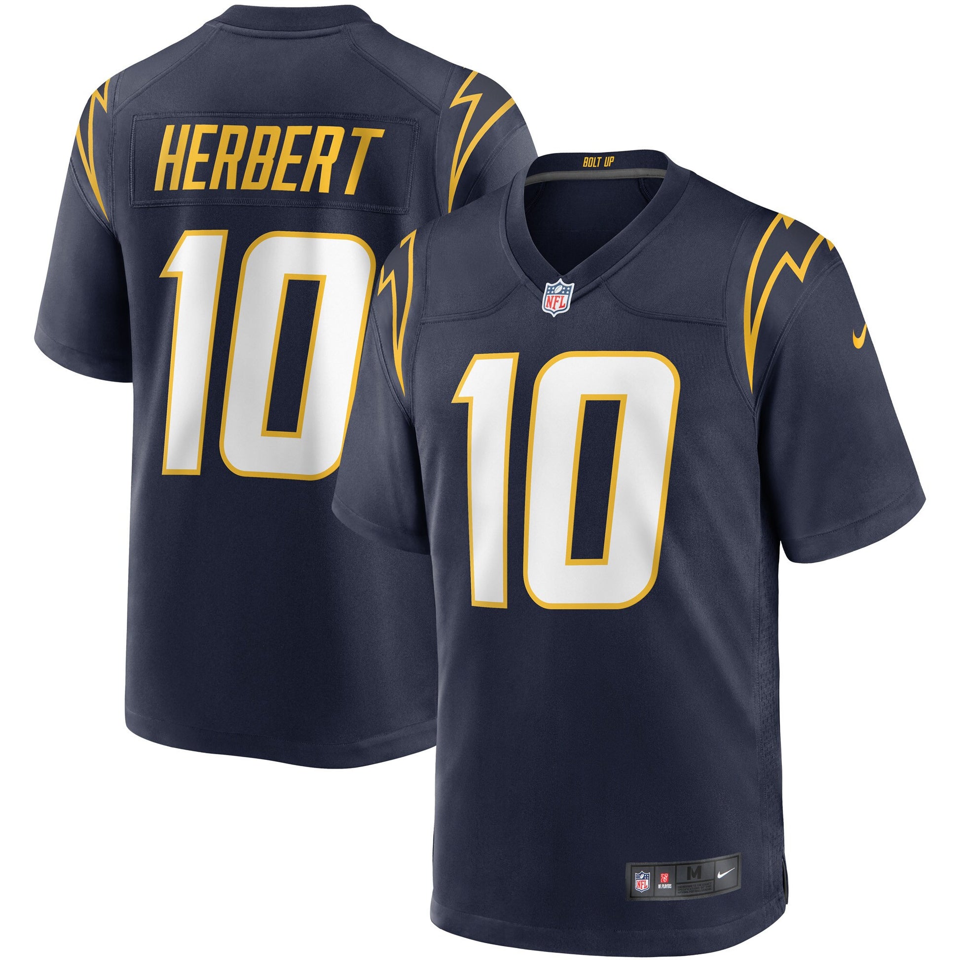 Justin Herbert Los Angeles Chargers navy jersey