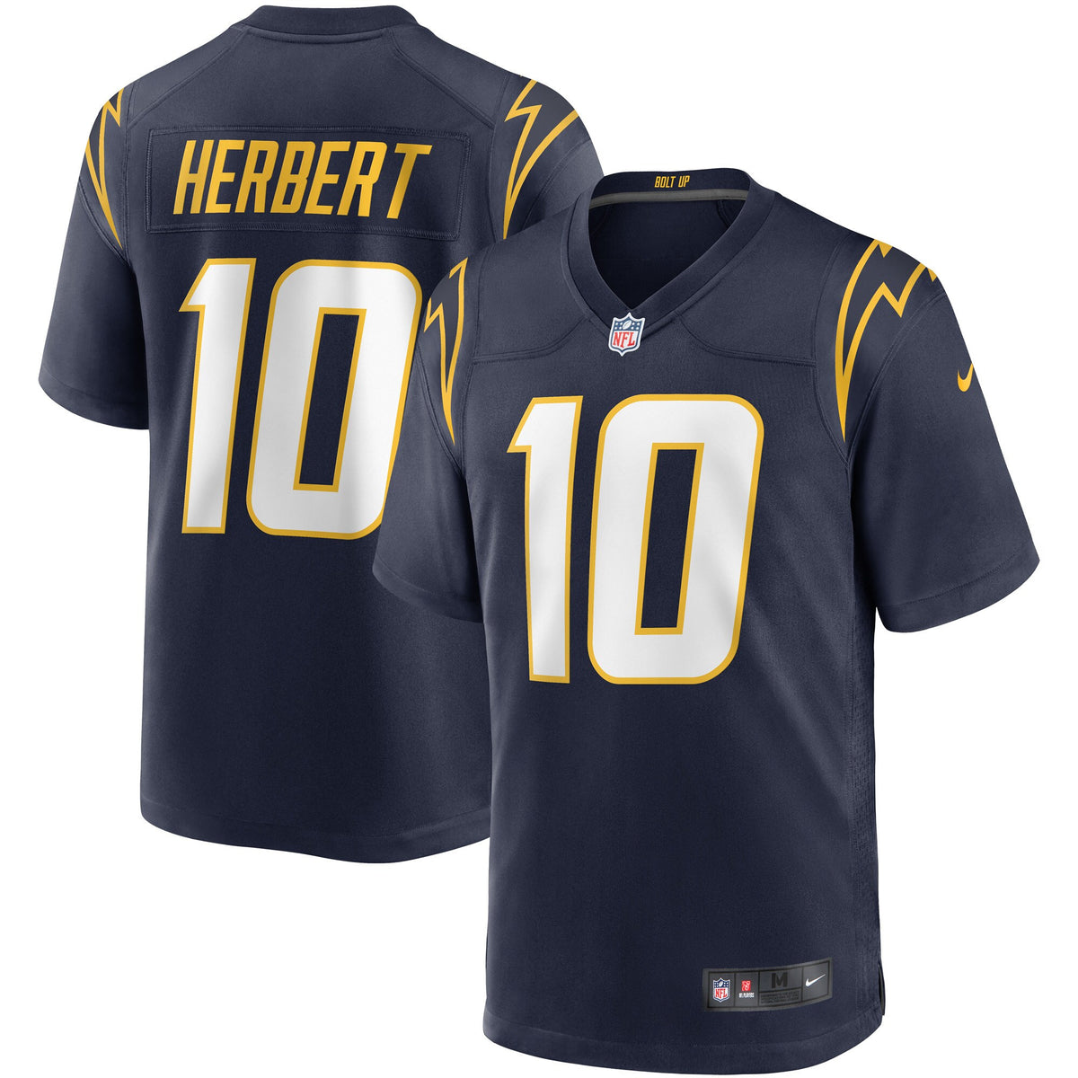 Justin Herbert Los Angeles Chargers navy jersey