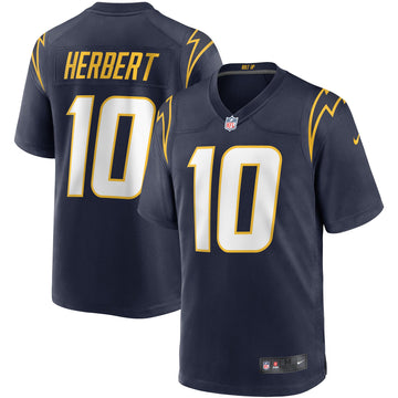 Justin Herbert Los Angeles Chargers navy jersey