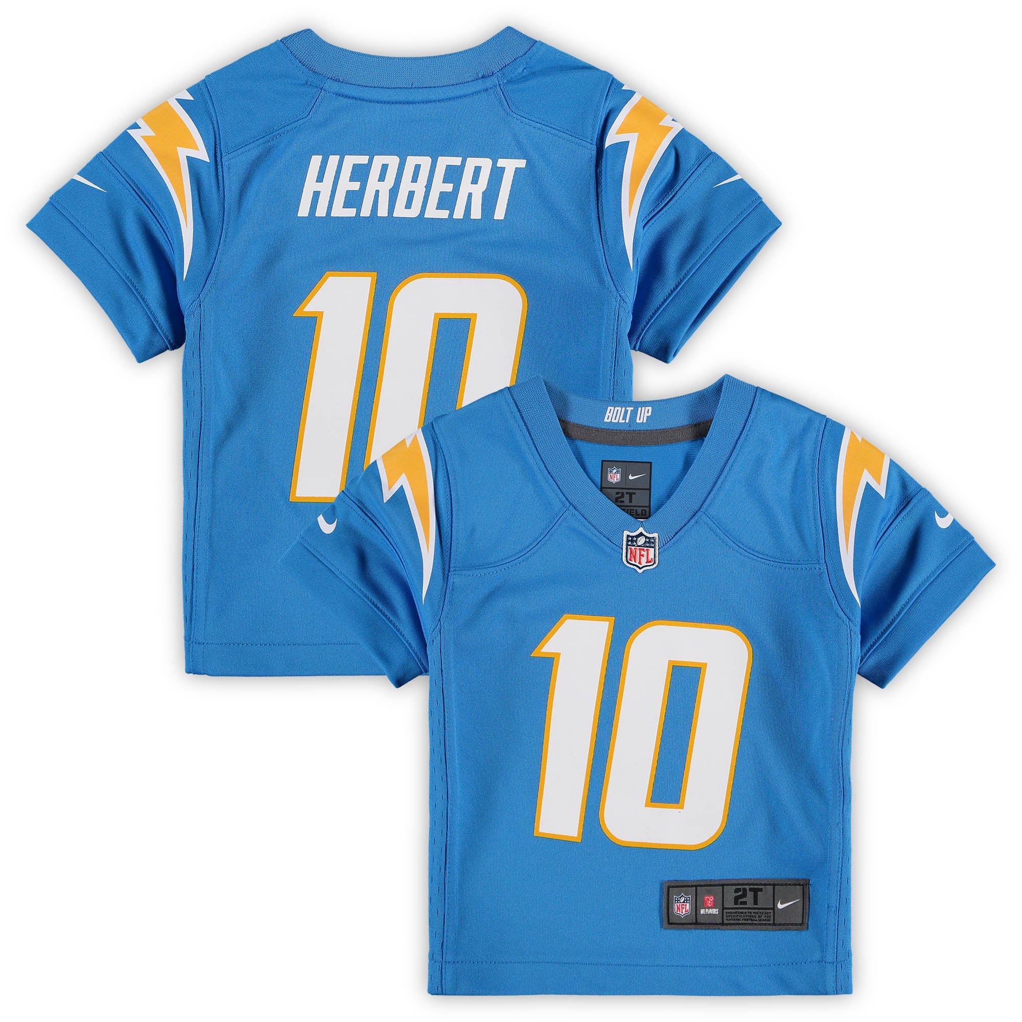 Justin Herbert Los Angeles Chargers blue jersey