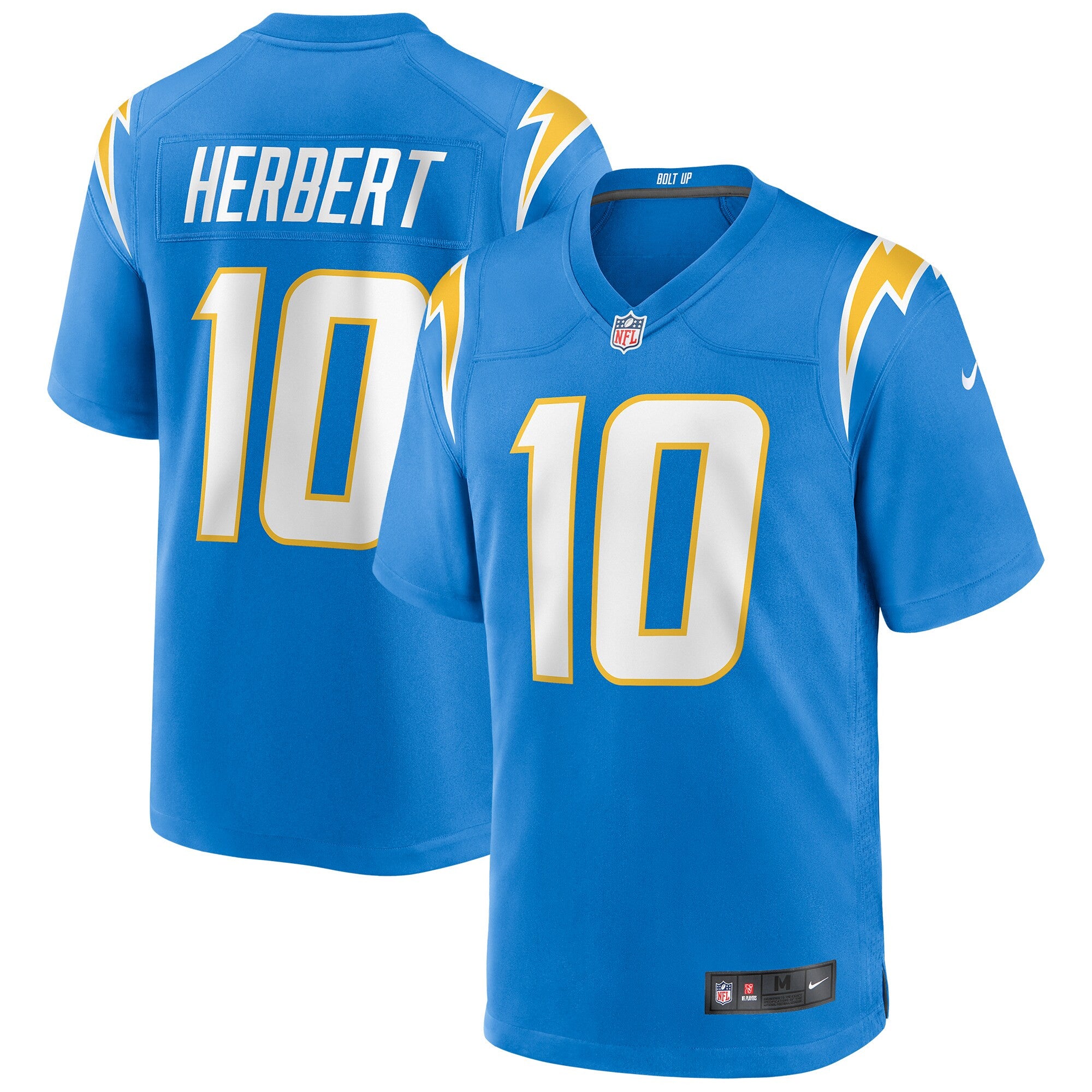Justin Herbert Los Angeles Chargers blue jersey