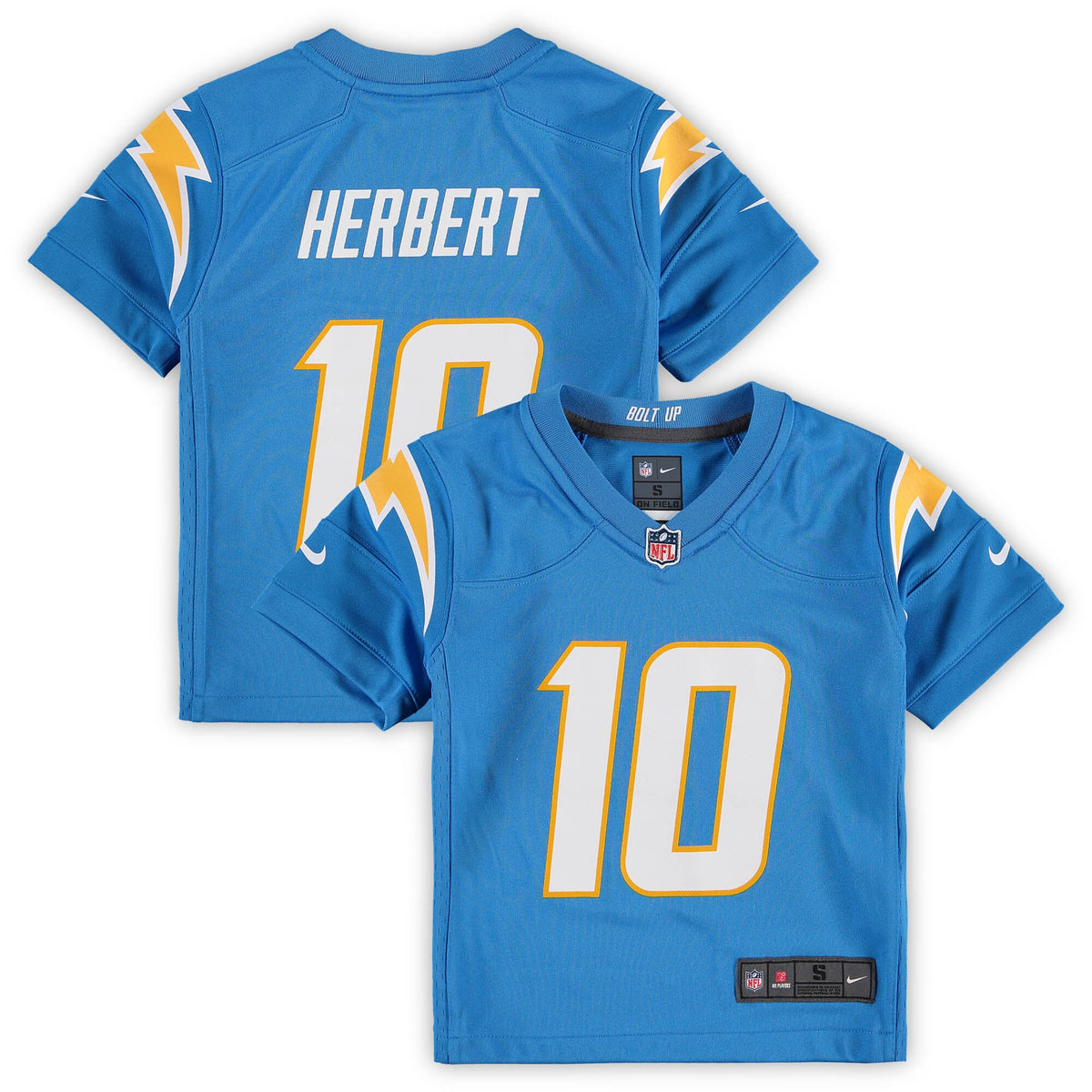 Justin Herbert Preschool Los Angeles Chargers blue jersey