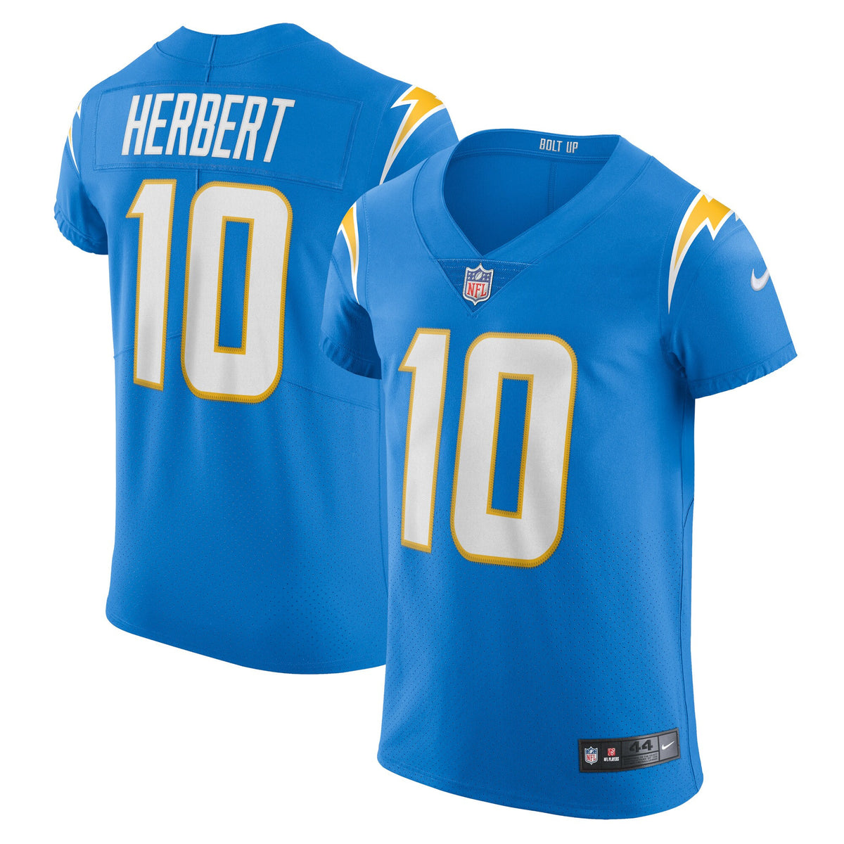 Justin Herbert Los Angeles Chargers blue Vapor jersey