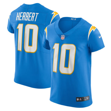 Justin Herbert Los Angeles Chargers blue Vapor jersey