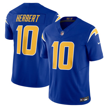 Justin Herbert Los Angeles Chargers royal Vapor jersey