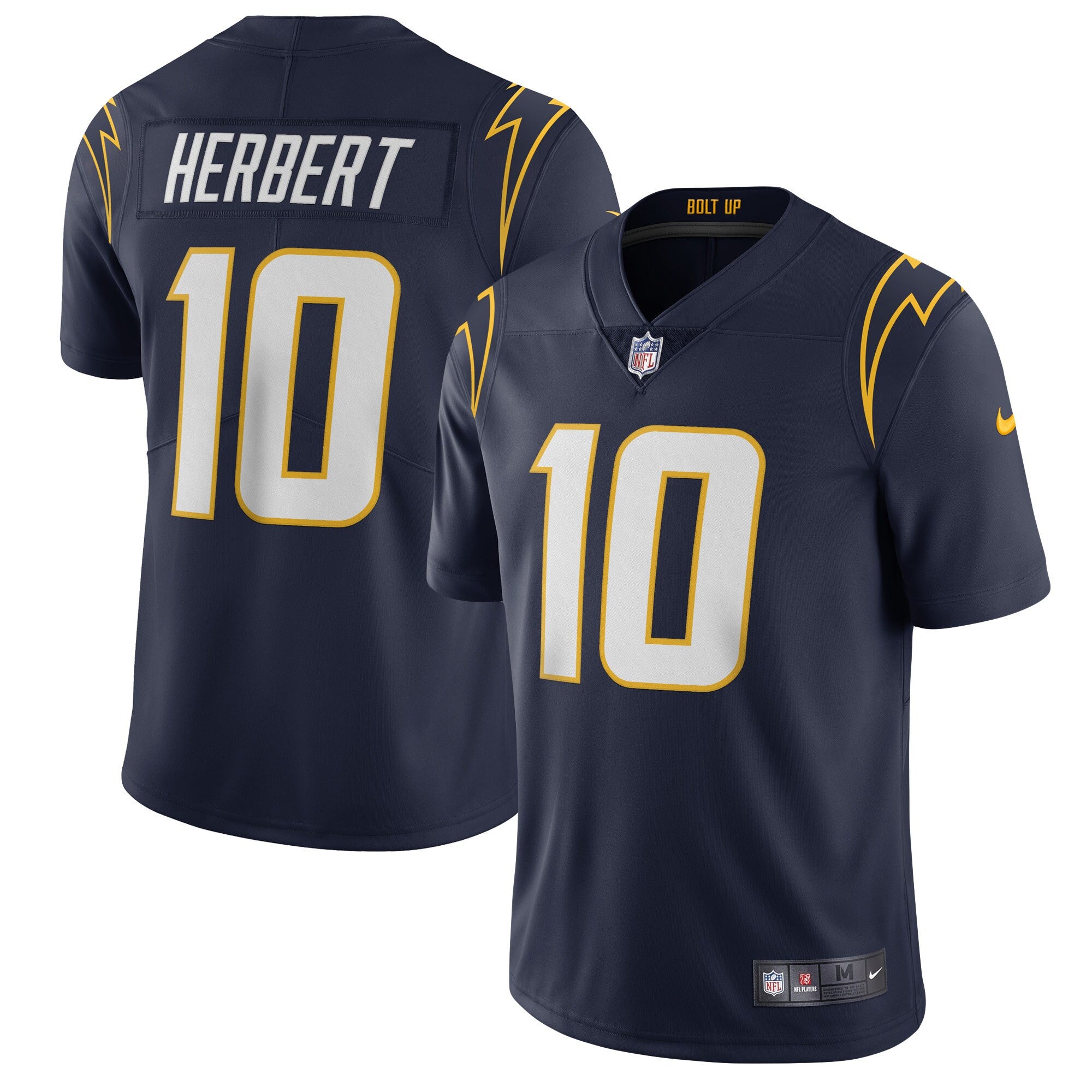 Justin Herbert Los Angeles Chargers navy Limited jersey