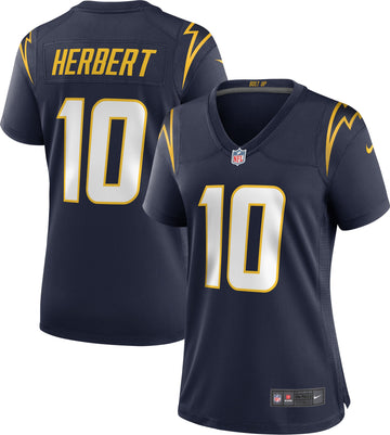 Justin Herbert Los Angeles Chargers navy Alternate jersey