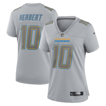 Justin Herbert Atmosphere Los Angeles Chargers gray Fashion jersey