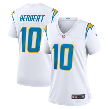 Justin Herbert Los Angeles Chargers white jersey