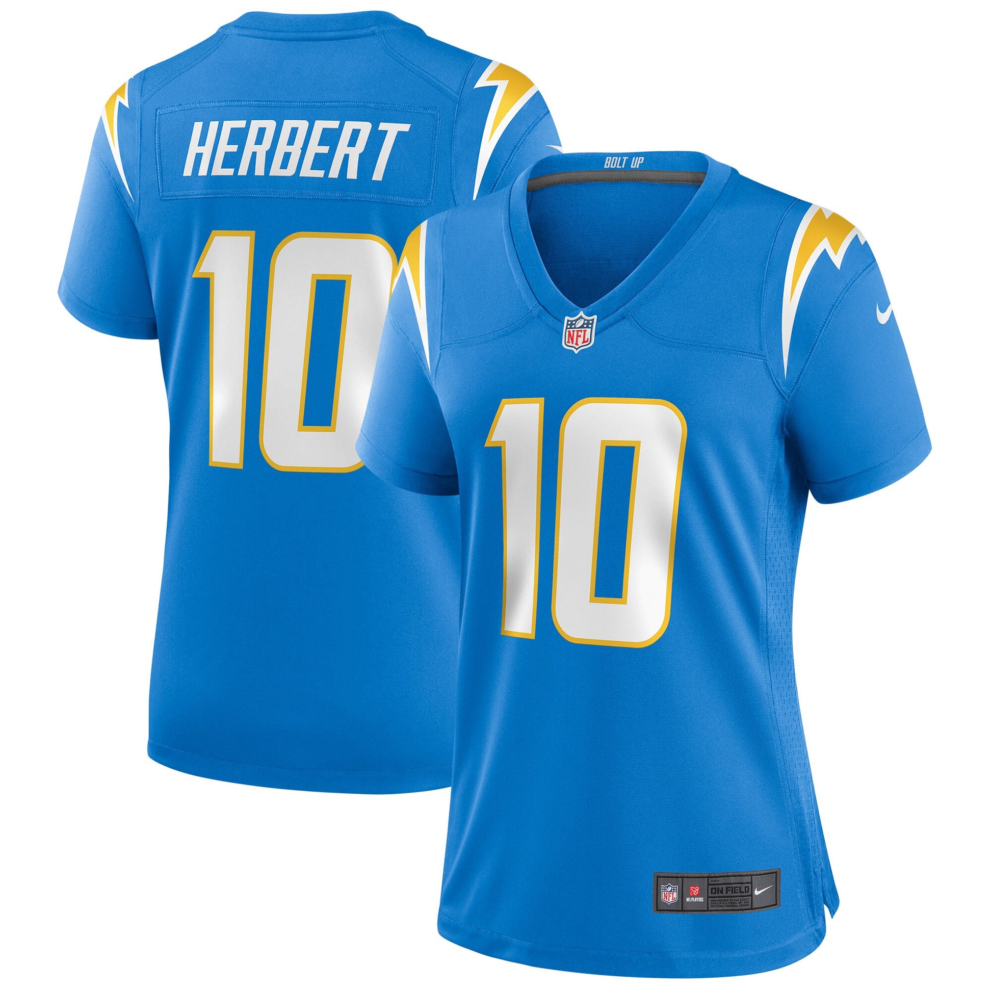 Justin Herbert Los Angeles Chargers blue jersey