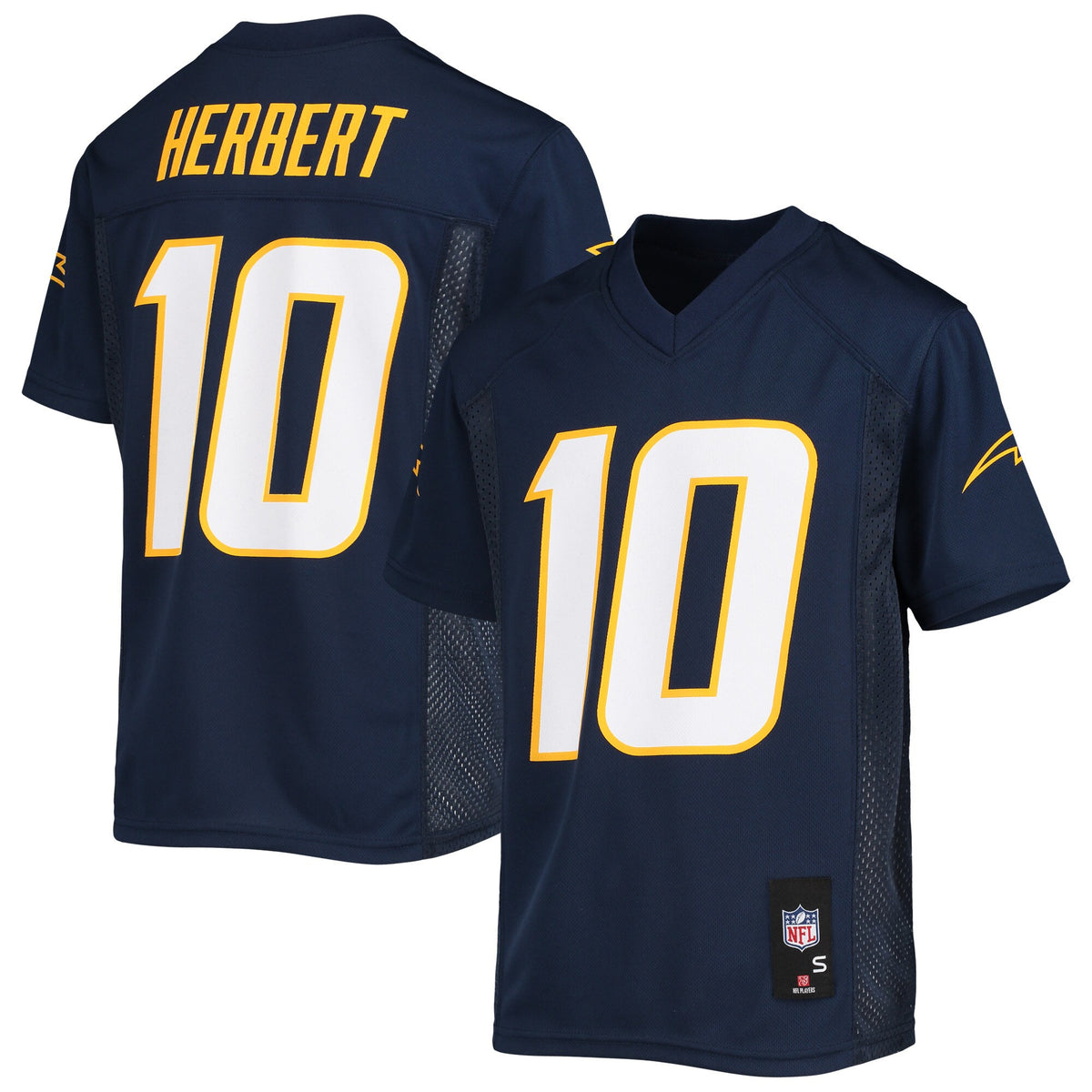 Justin Herbert Los Angeles Chargers navy jersey