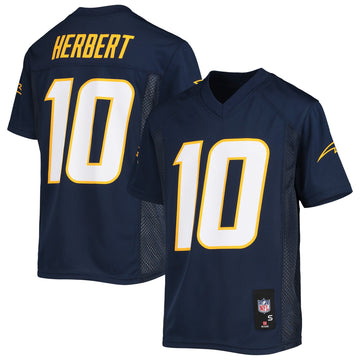 Justin Herbert Los Angeles Chargers navy jersey