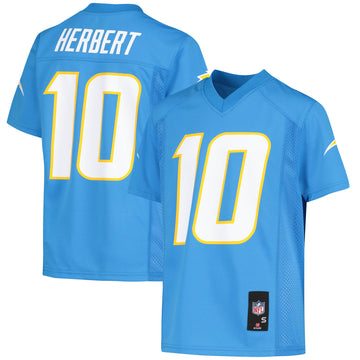 Justin Herbert Los Angeles Chargers blue jersey