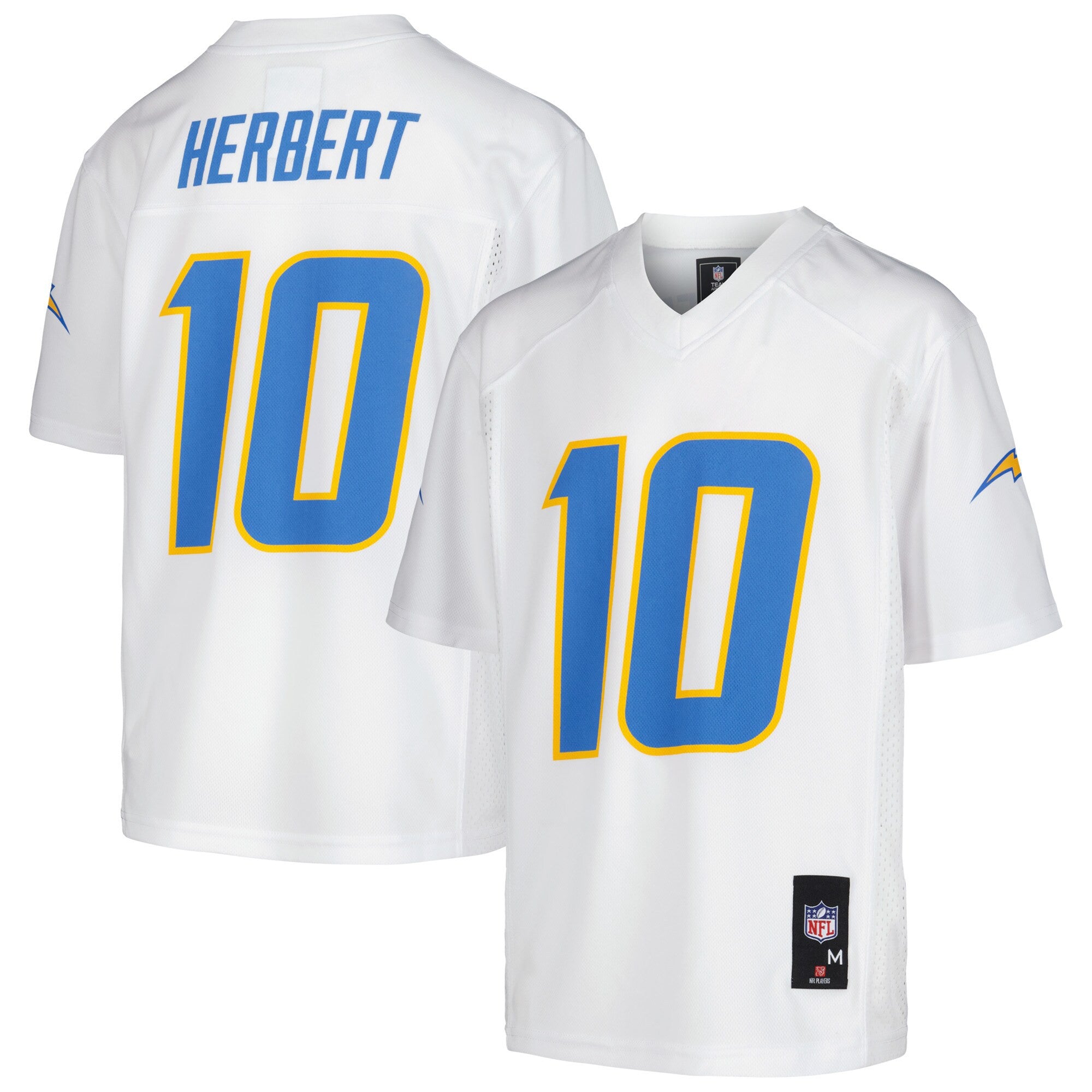 Justin Herbert Los Angeles Chargers white jersey