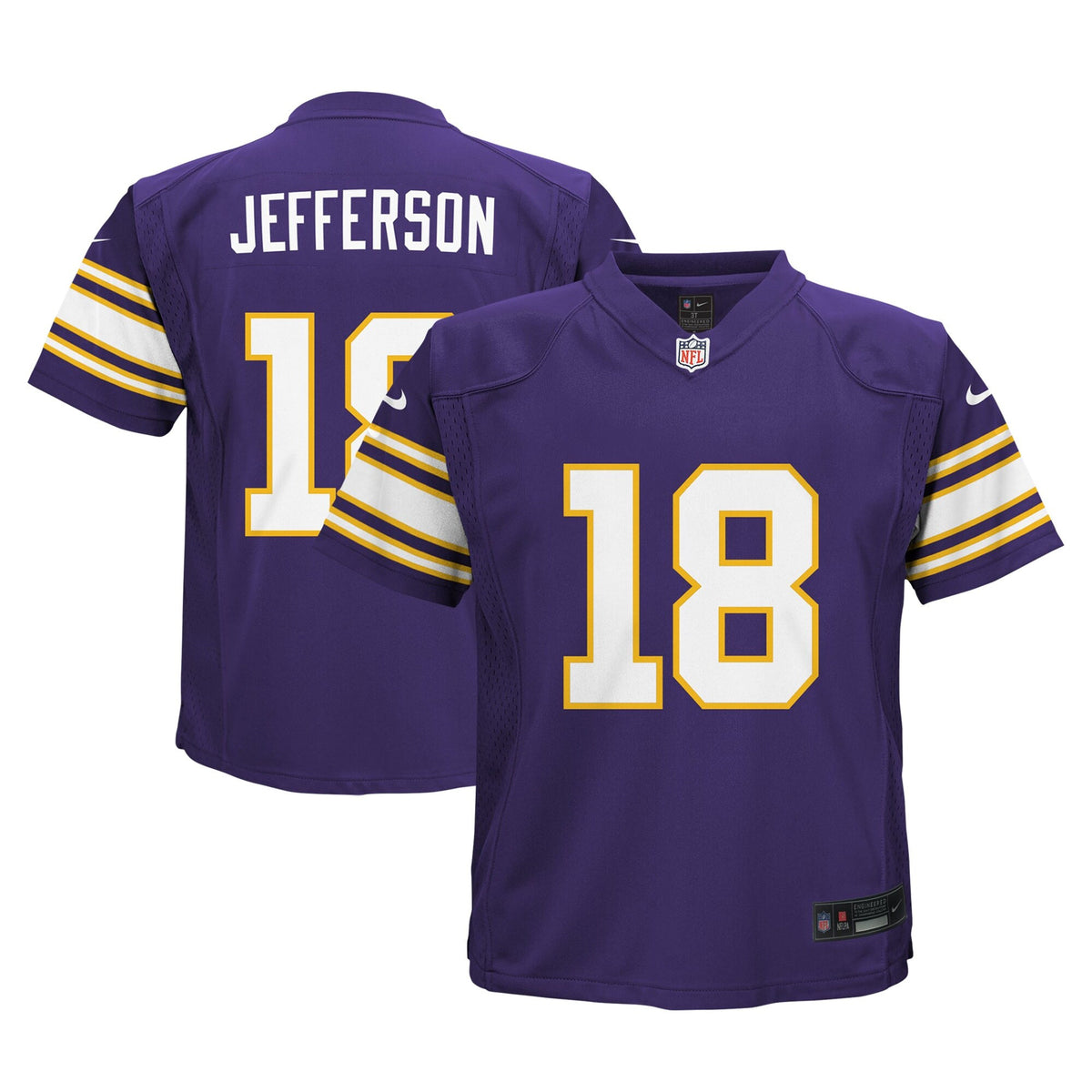 Justin Jefferson Minnesota Vikings purple Alternate jersey