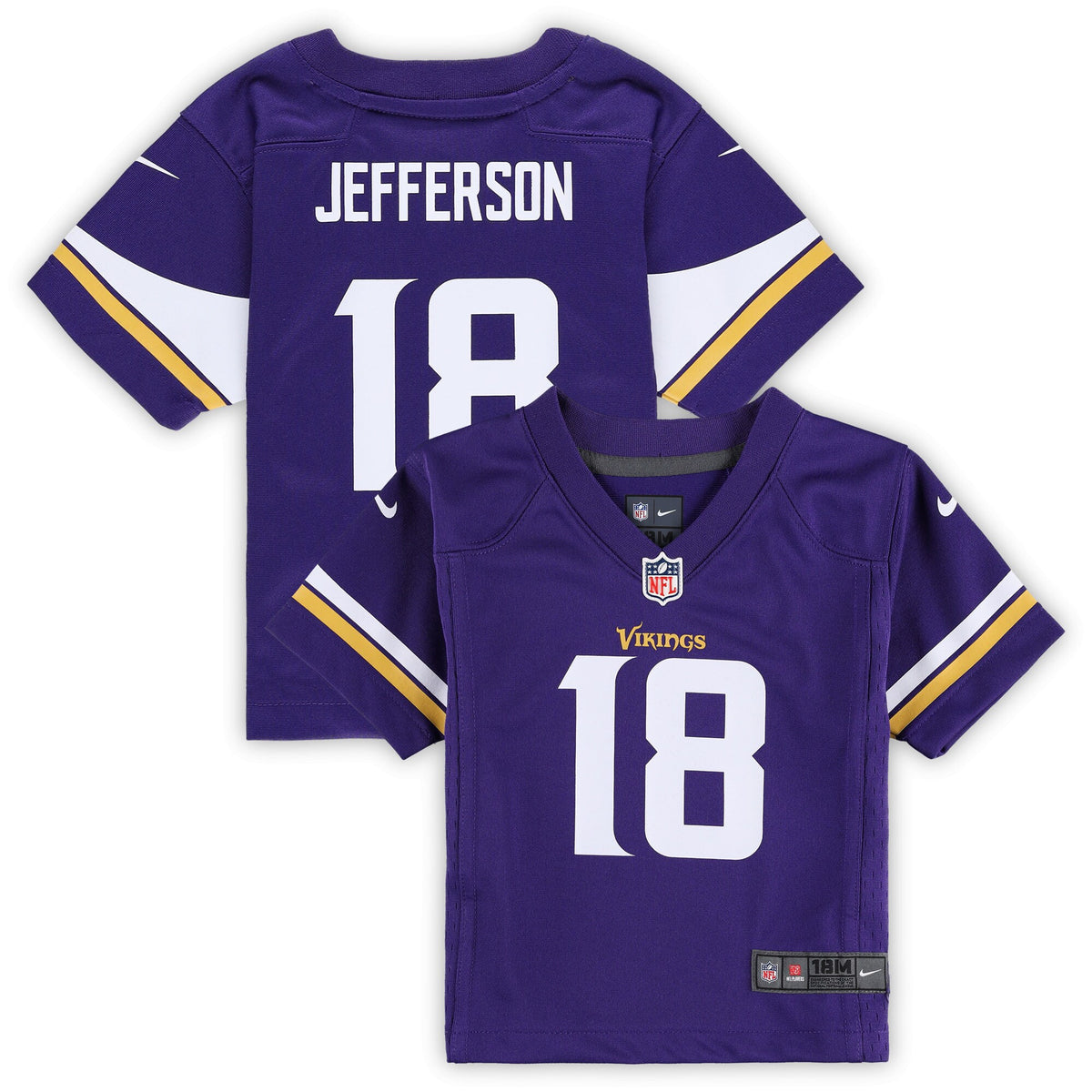Justin Jefferson Minnesota Vikings purple jersey