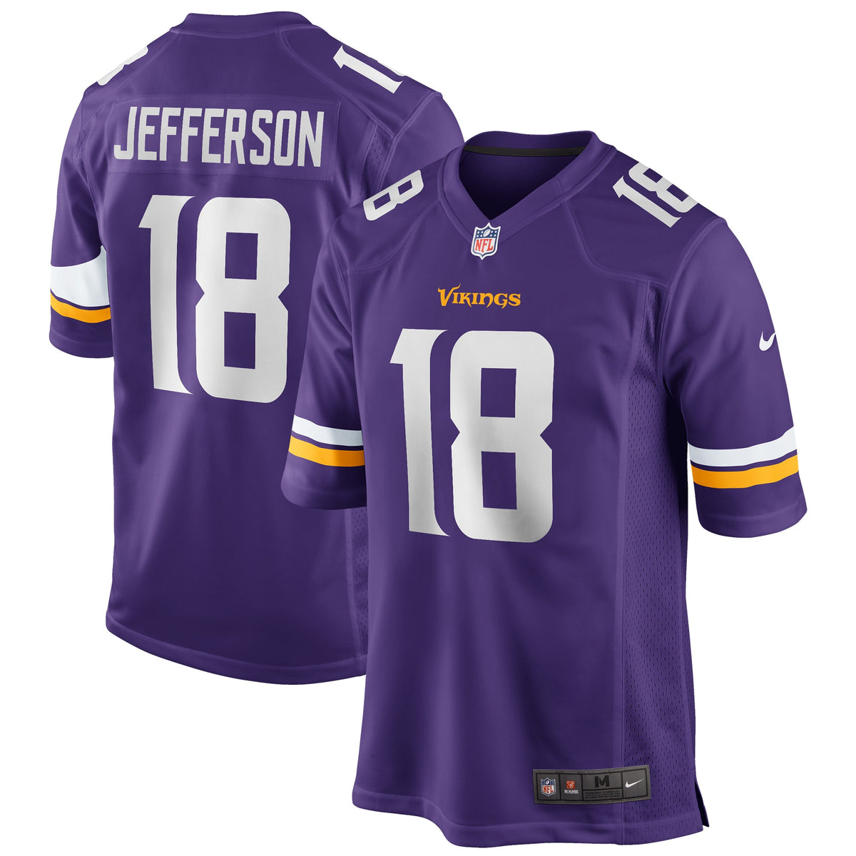 Justin Jefferson Minnesota Vikings purple jersey