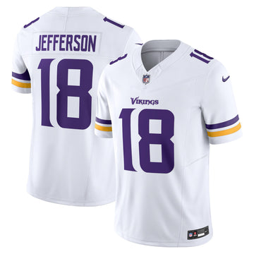 Justin Jefferson Minnesota Vikings white Vapor jersey