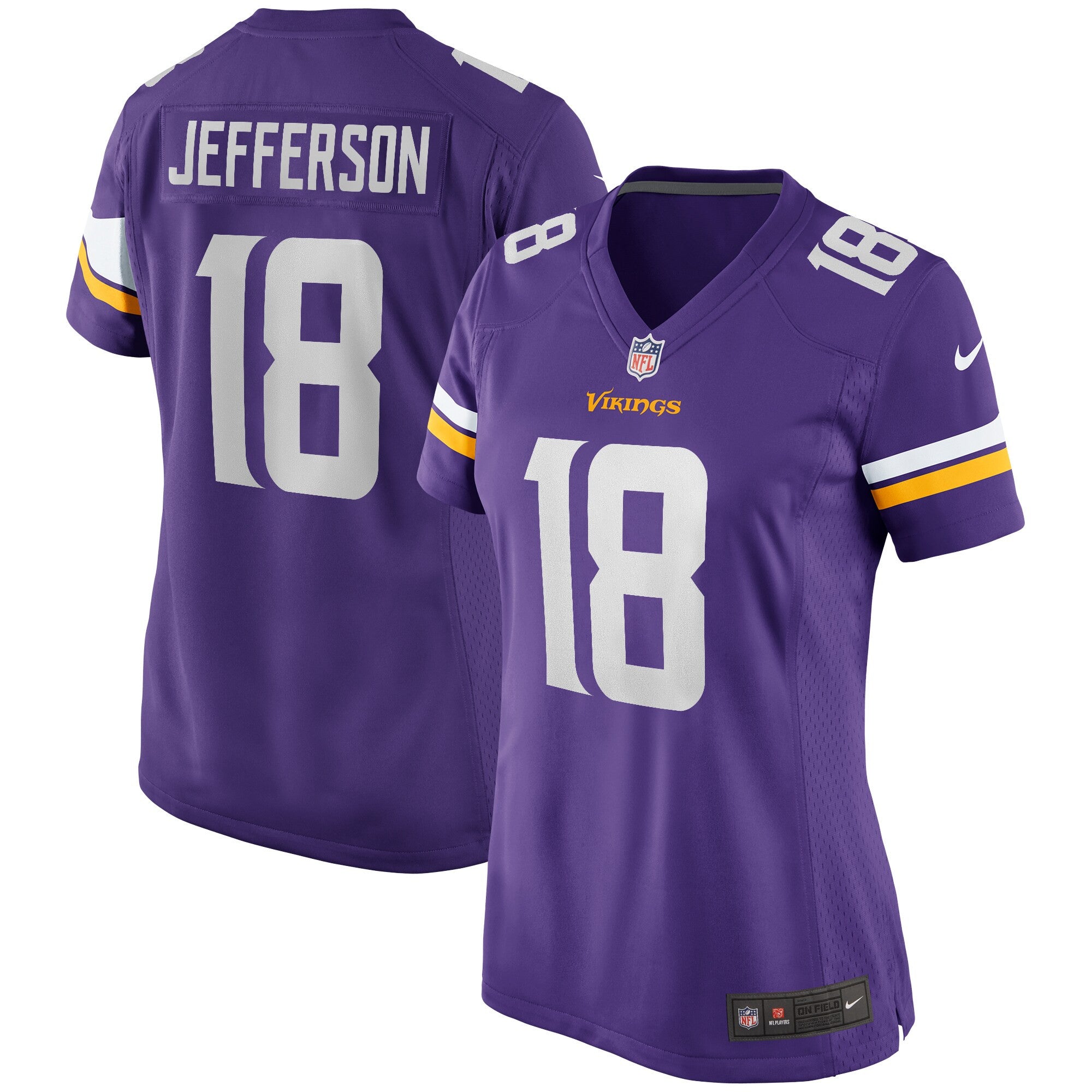 Justin Jefferson Minnesota Vikings purple jersey