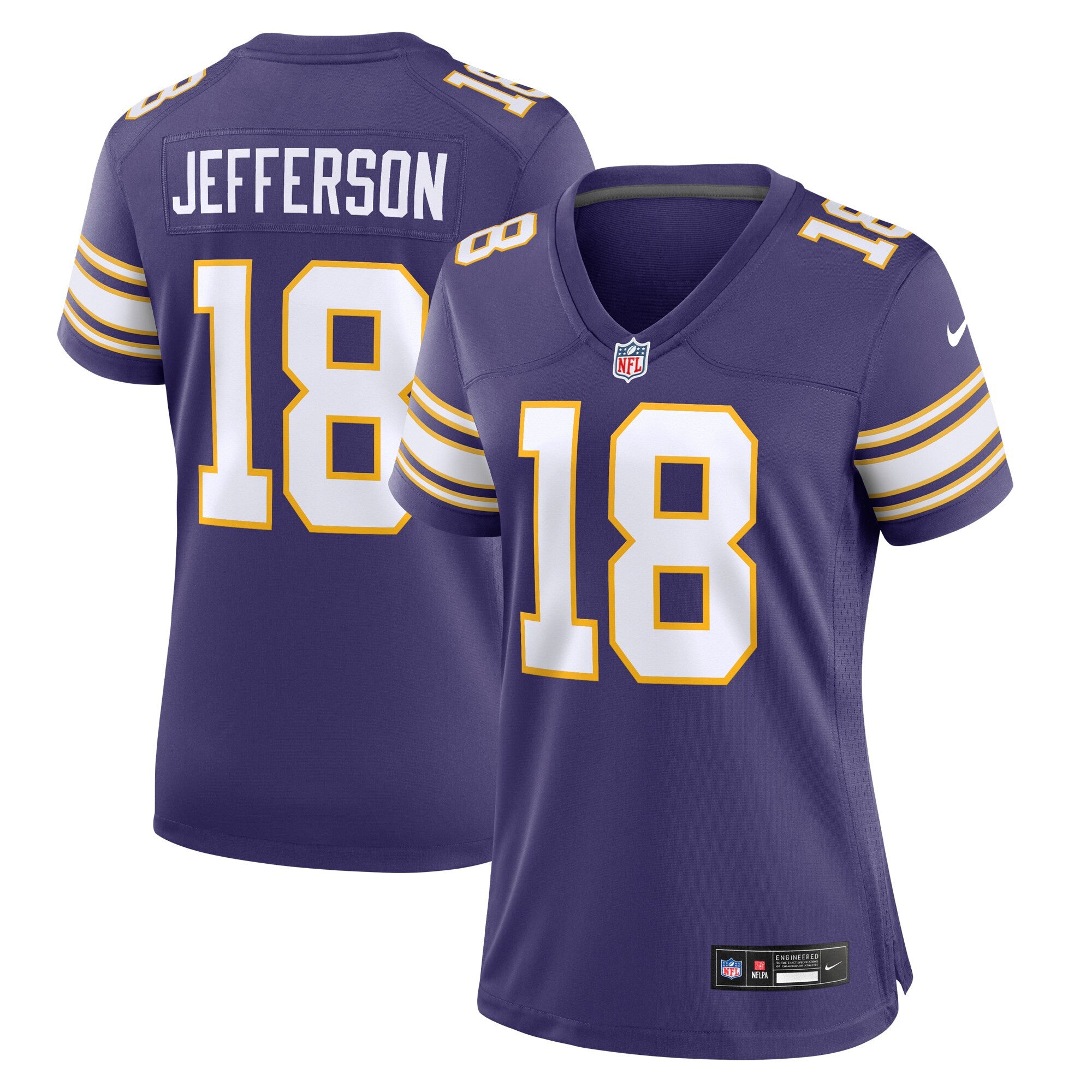 Justin Jefferson Minnesota Vikings purple jersey