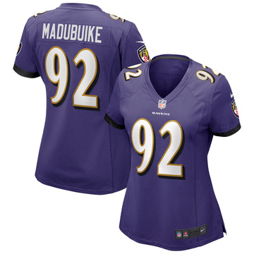 Justin Madubuike Baltimore Ravens purple jersey