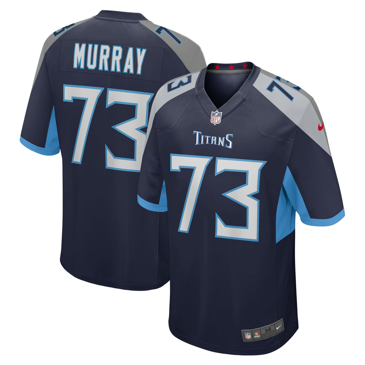 Justin Murray Tennessee Titans navy jersey