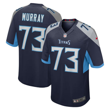 Justin Murray Tennessee Titans navy jersey