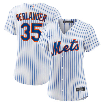Justin Verlander New York Mets white Home jersey