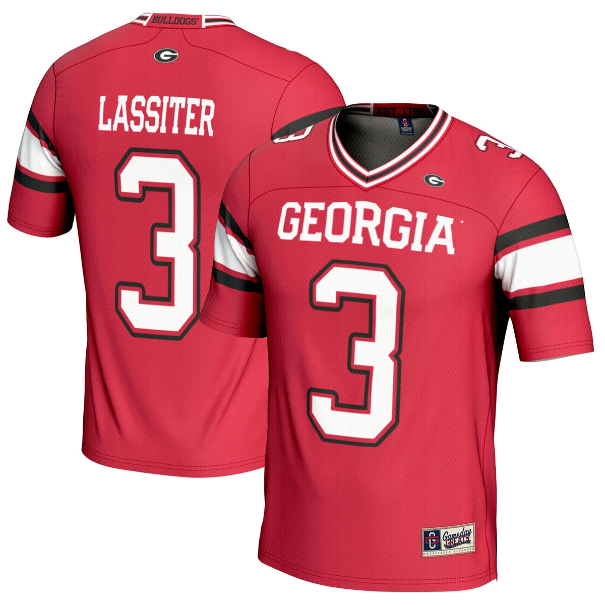 Kamari Lassiter Georgia Bulldogs red jersey