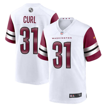 Kamren Curl Washington Commanders white jersey