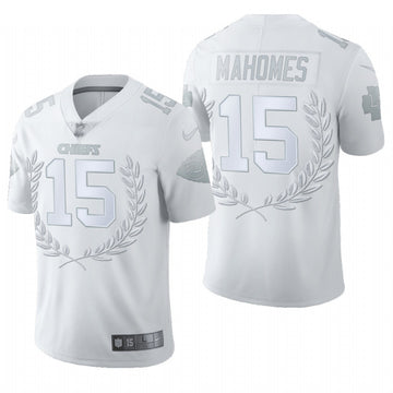 Patrick Mahomes Kansas City Chiefs white Vapor jersey