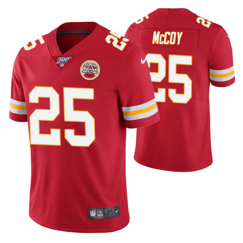 LeSean McCoy Kansas City Chiefs red Vapor jersey