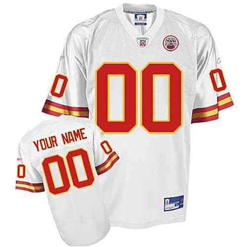 Custom Kansas City Chiefs white jersey