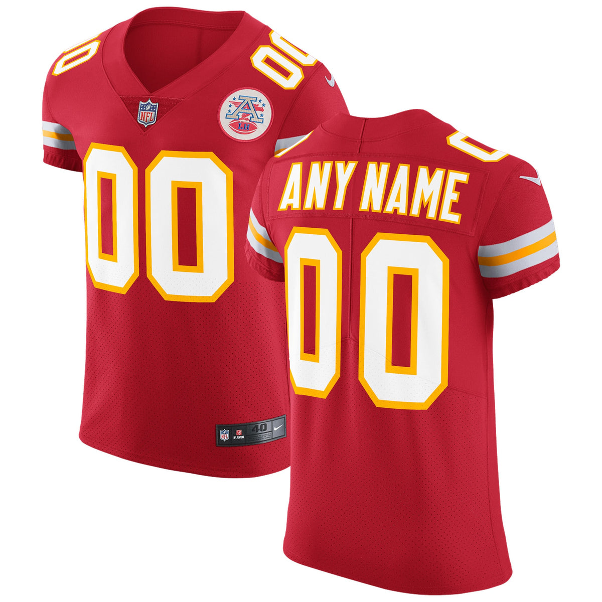 Kansas City Chiefs red Vapor jersey