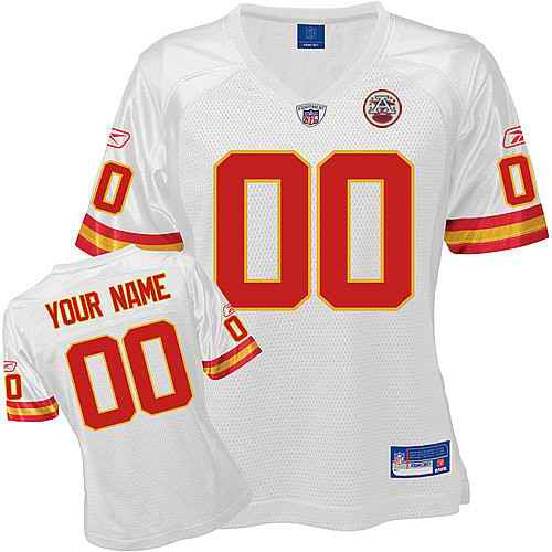 Custom Kansas City Chiefs white jersey