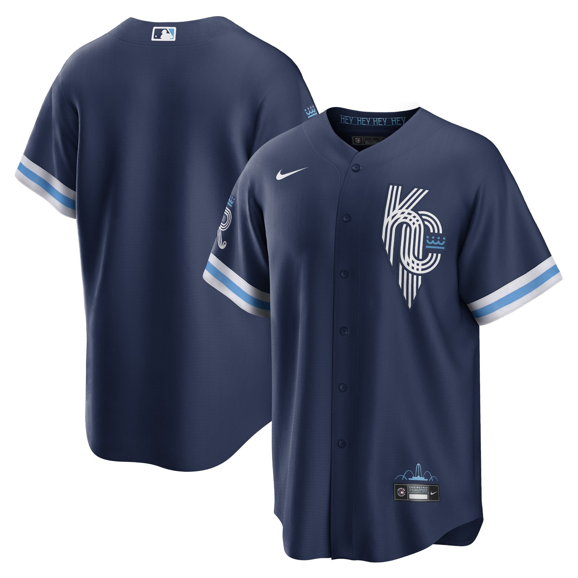 Kansas City Royals navy City Connect jersey