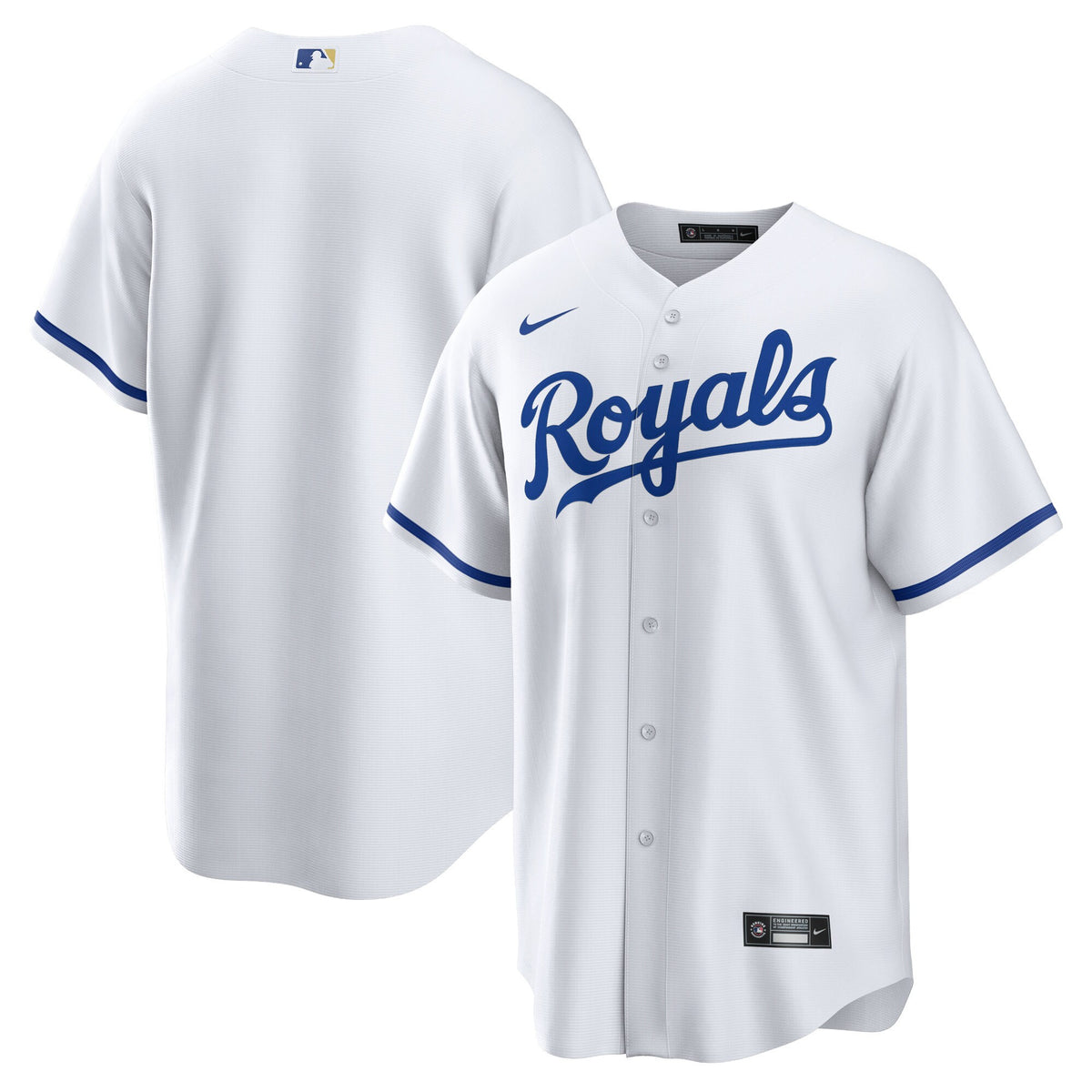 Kansas City Royals white Home jersey